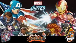 Aprenda a Jogar & Unboxing Marvel United Civil War