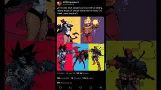 Variants for new DC Next Level books #dcccomics #shorts #short #Zatanna #deathstroke #batwoman
