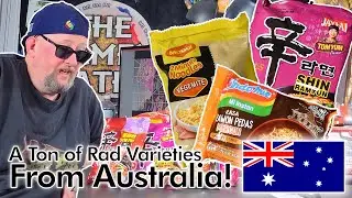 A Really Great Package From Australia - Shin Tom Yum! Vegemite Maggi!