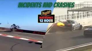 All Incidents And Crashes During The 2025 IGTC Bathurst 12 Hour