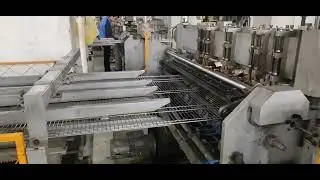 Wire Closet Organizers Shelving / Wire Closet Shelves automatic welding wire mesh production line