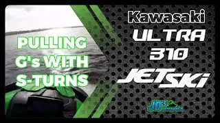S-TURNS on the Kawasaki Jet Ski Ultra 310 with Accelerometer Overlay #jetski #kawasaki