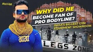 Walkaround with Golden Guy Sunny Waghchaure at India's Biggest Gym Equipment Showroom - Pro Bodyline