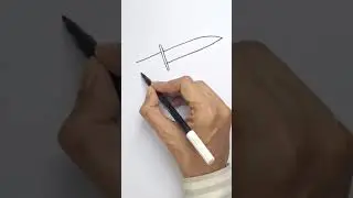 How to draw a knife for beginners easy #drawing