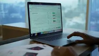 Man Working on Laptop | 4K Professional Office Stock Footage | No Copyright