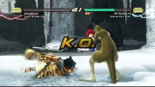 Tekken 6~ Roger Jr  (MR TOO SICK 4 U) vs.  Heihachi (VIGILANT2010) HD