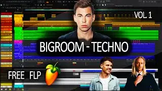 Hardwell Bigroom-Techno template🔥 + FREE FLP🎹 Maddix, Will Sparks vol.1 (by DIGERZ)