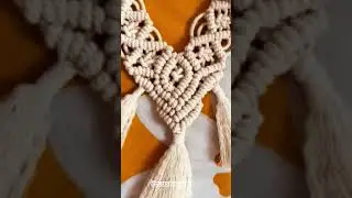 curtain tie back #diycrafts #curtains  #homedecor #macrametutorial