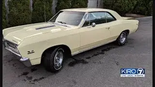 VIDEO: Caught on camera: Thieves steal classic car from secured garage