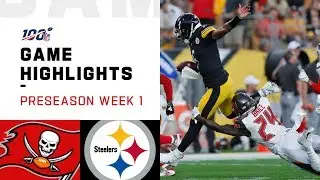 Buccaneers vs. Steelers Preseason Week 1 Highlights | NFL 2019