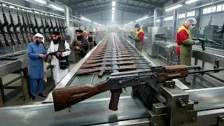 For the first time in Afghan history, the Taliban launched the largest weapons manufacturing factory