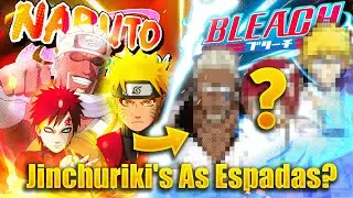 All Jinchuriki Drawn as Espadas - Naruto Characters in Bleach Style