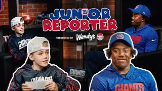 Giants Jr. Reporter Jackson Walsh Interviews Jev&oacute;n Holland | New York Giants