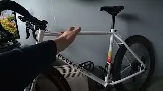 Peugeot..vintage mtb disc brake conversion