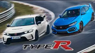 2023 Honda Civic Type R vs the 2017 Civic Type R N&uuml;rburgring run