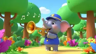 Canci&oacute;n Divertida de la Banda del Zool&oacute;gico | Canci&oacute;n Infantil | Baby Song, Animaci&oacute;n de Animales 🦁🥁