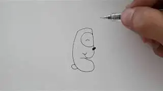 Art Drawing Tutorial: How to Turn Letters G into a Cartoon for Kids