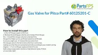 Gas Valve for Pitco Part# 60125201-C - PartsFPS