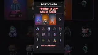Pixeltap Daily Combo Cards | 13 July
