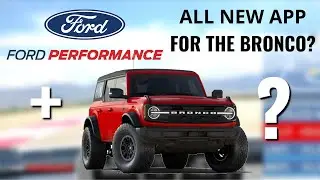 Ford Bronco Off-Roading App?