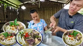 Bánh Canh Thịt Vịt Bột Nhà Làm Đơn Giản Béo Ngon