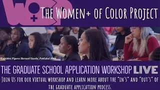 Recommendation Letters: The WOCP 2020 Grad School 101 Virtual Workshop