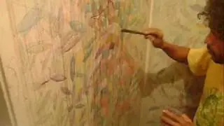 Tattoo your house by Marcio PXE - pt.2 - watercolor all over the house...feat The Saints