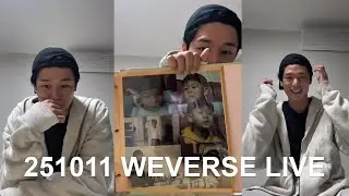 251011 THE BOYZ Juyeon '다시!!!' Weverse Live (2/2)