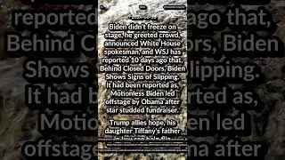 Biden not freeze, greeted: spokesman. Trump daughter father-in-law: flip Arab vote Biden Eid message