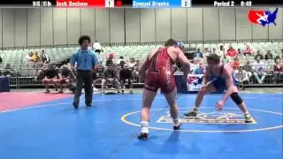 Jack Dechow vs. Samuel Brooks at 2013 Junior Nationals - FILA - FS