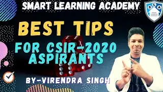BEST TIPS for CSIR DEC 2020 Aspirants||Virendra Singh || CSIR-NET||GATE||DBT||ICMR