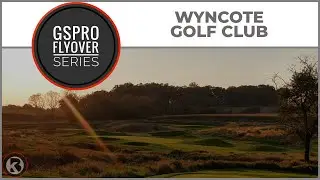 Пролёт над полем GSPro — гольф-клуб Wyncote — дизайн TLove
