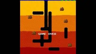 Dig Dug (Arcade) - Game Over [60fps]