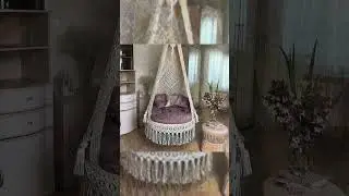 Crochet home swing design | Wooden swing | Swing