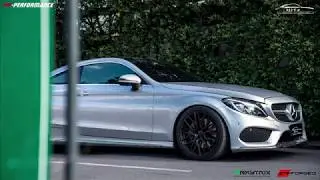HITz SuperCar Mercedes Benz C250 coupe with ARMYTRIX Exhaust, STR forged, PP-Performance