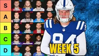 Top 20 Tight End Rankings For Week 5 Fantasy Football