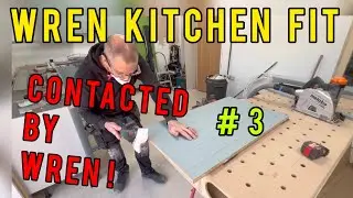 WREN KITCHEN - FINALLY MOVING FORWARD PART 3  #kitchen #carpenter
