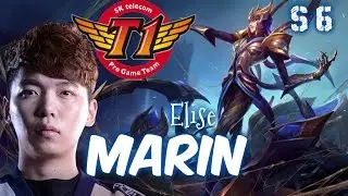 SKT T1 MaRin ELISE Jungle vs Rengar - Patch 5.22 KR | League of Legends