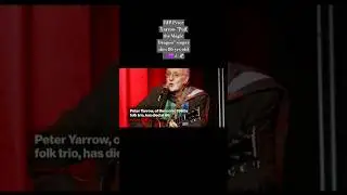 RIP Peter Yarrow singer 