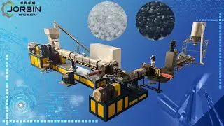 Two Stage LDPE Pelletizing line with filters and degassing/double screw recycling granulator machine
