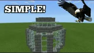 EAGLE 🦅 FARM⚒️ IN MINECRAFT PE 😎#SHORT #MINECRAFT #SUPPORT