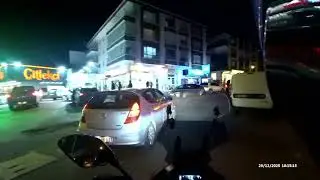 Akşam Ankara ayazında trafik gezintisi
