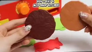 🍭Toy ASMR 🍭❤️D4 🍔 | Toy Burger Shop Satisfying Unboxing & Toy Review ASMR 