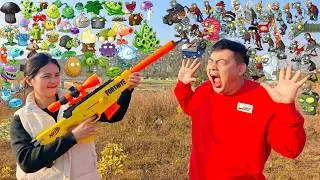 PLANTS VS ZOMBIES:King's Revenge, Crazy New Fusion Toy Gun Plants.