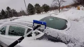 Car Ice Scraper | How to use snow brush with ice scraper?