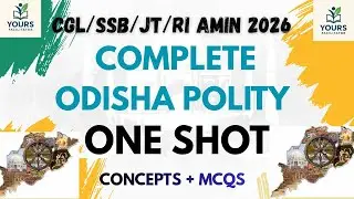 Odisha Polity One Shot 2026 | SSB TGT | JT | CGL | RI AMIN | Most Important CONCEPT+ MCQS