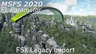 MSFS2020 - Saxon Switzerland - Franz Luftfahrt Paramotor - FSX Legacy Import