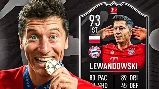 LEWANGOALSKI... GET IT? 👀 93 POTM LEWANDOWSKI PLAYER REVIEW! - FIFA 21 Ultimate Team
