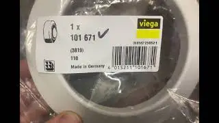 Розетка для отводов от унитаза 110х165хh50, серия 3819, Viega 101671