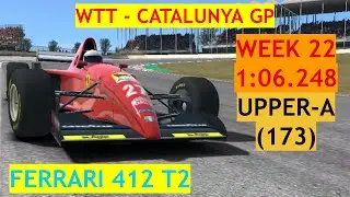 WTT (Week 22, 2025) - Ferrari 412 T2 at Catalunya GP